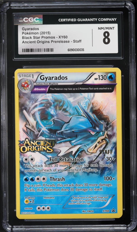 2015 Pokemon XY Ancient Origins Reverse Holo Gyarados #21 CGC 8.5