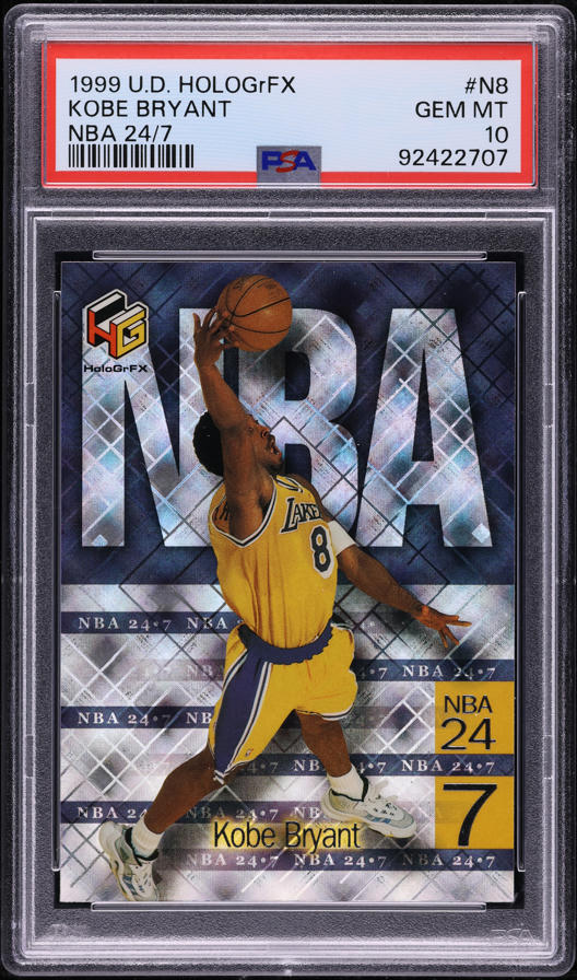 1999 Stadium Club Chrome Previews Refractor Kobe Bryant #SCC7 PSA