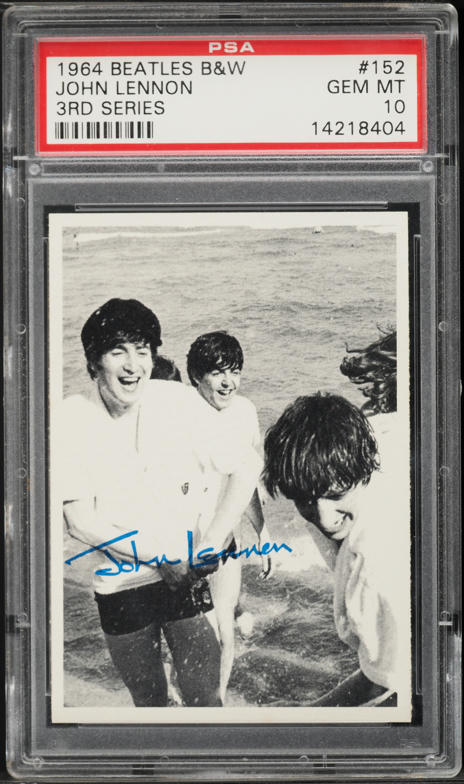 1964 Topps Beatles B&W 3rd Series George Harrison #133 PSA 10 GEM
