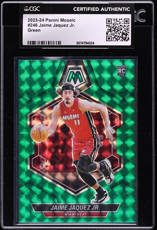 2023 Panini Mosaic Green Prizm Will Levis ROOKIE #377 PSA 9