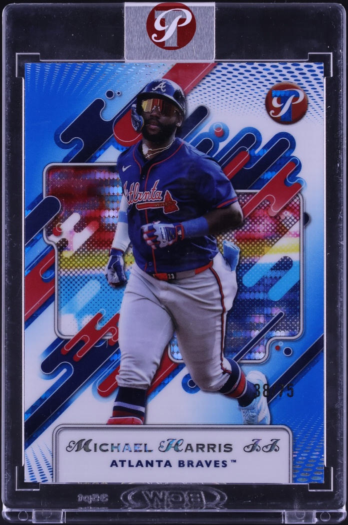 2025 Topps Pristine Blue Refractor Michael Harris II /75 #83