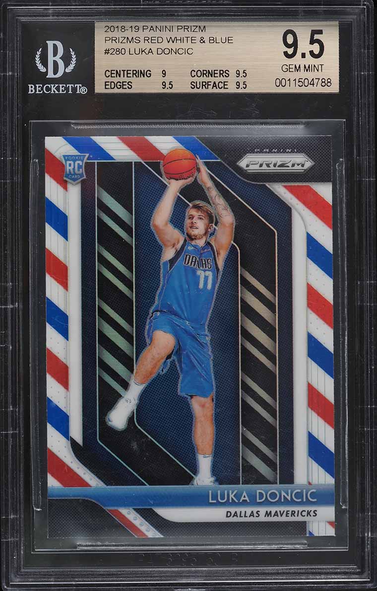 PANINI prizm DONCIC NBA ルーキー PSA9 大人気 PANINI prizm DONCIC