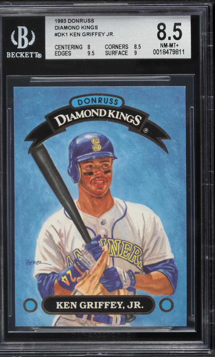 1993 Donruss Diamond Kings Ken Griffey Jr. #DK-1 BGS 8.5 NM-MT+
