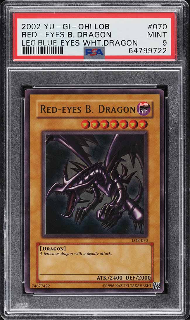 2002 Yu-Gi-Oh! Asian LOB 1st Edition Red-Eyes B. Dragon #LOB-070