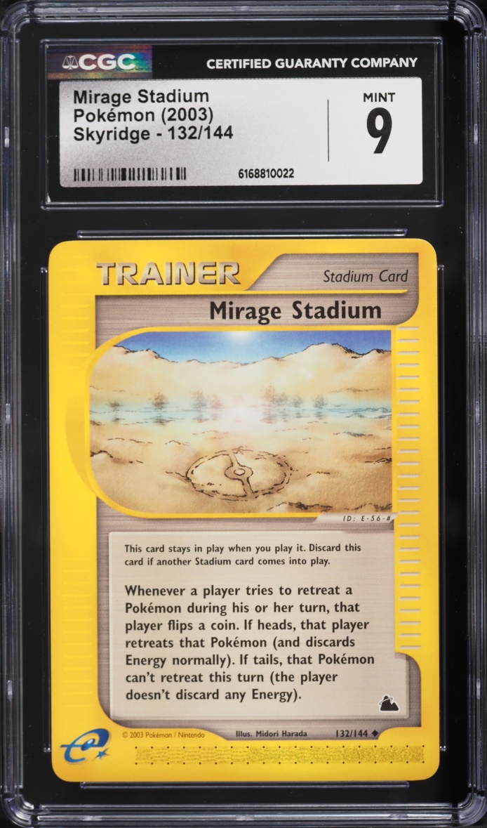 2003 Pokemon Skyridge Mirage Stadium #132 CGC 9 MINT