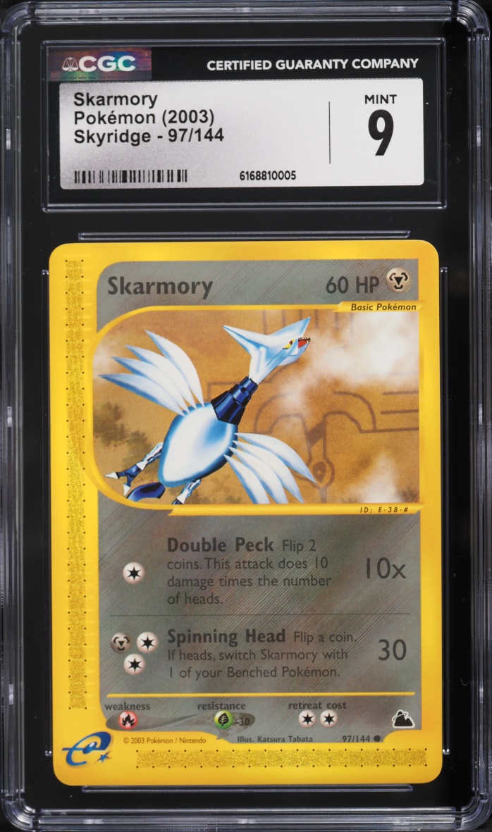 2003 Pokemon Skyridge Skarmory #97 CGC 9 MINT