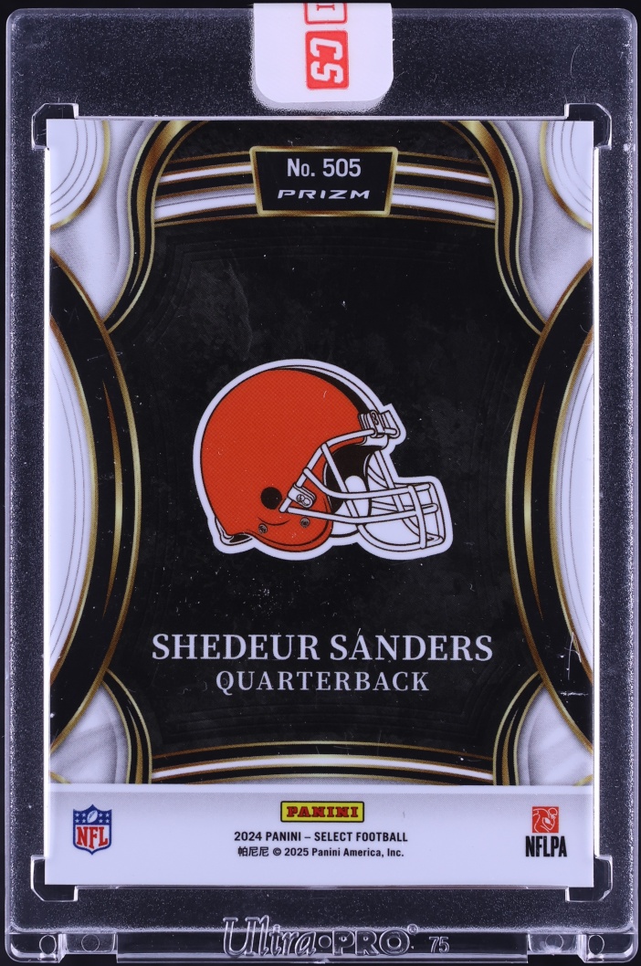 2024 Select '25 XRC Silver Prizm Shedeur Sanders ROOKIE #505
