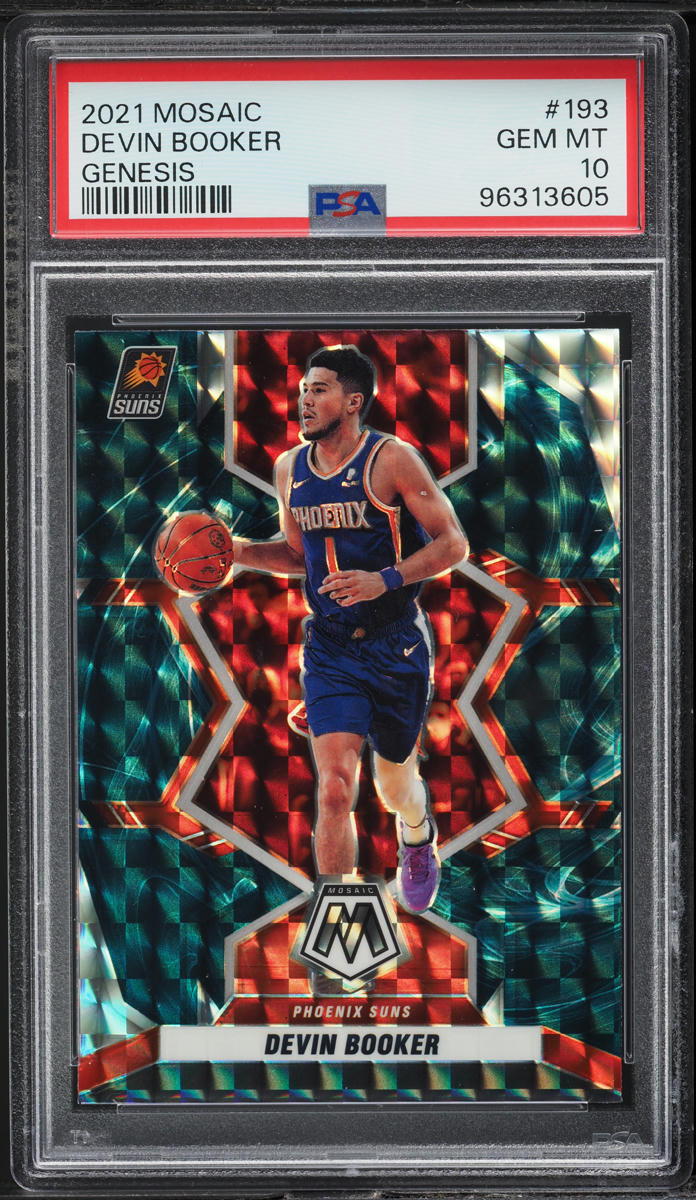 2021 Panini Mosaic Genesis Devin Booker #193 PSA 10 GEM MINT