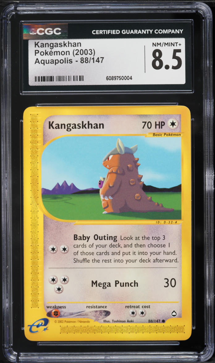 2003 Pokemon Aquapolis Kangaskhan #88 CGC 8.5 NM-MT+
