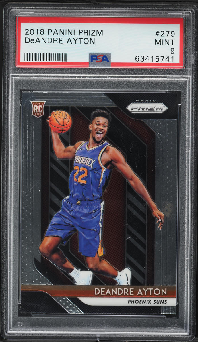 2018 Panini Prizm DeAndre Ayton ROOKIE #279 PSA 9 MINT