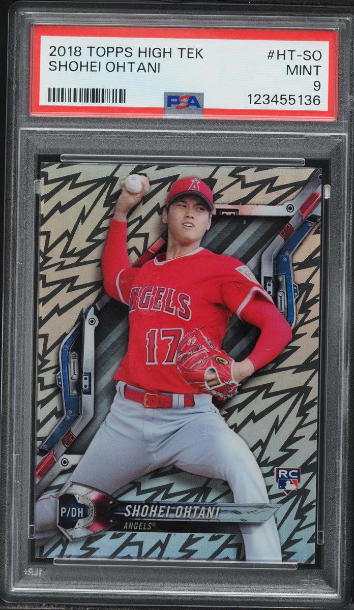 2018 Topps High Tek Shohei Ohtani ROOKIE #HT-SO PSA 9 MINT