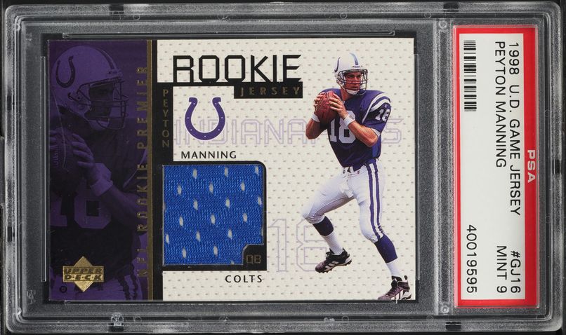 1998 Ultra Football Peyton Manning ROOKIE #416 PSA 10 GEM MINT on