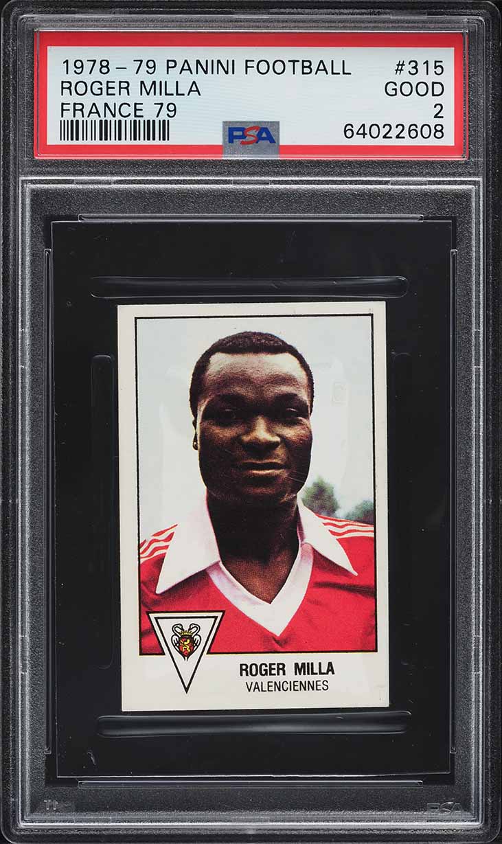 1978 Panini Football France 79 Roger Milla #315 PSA 2 GD - Photo 1