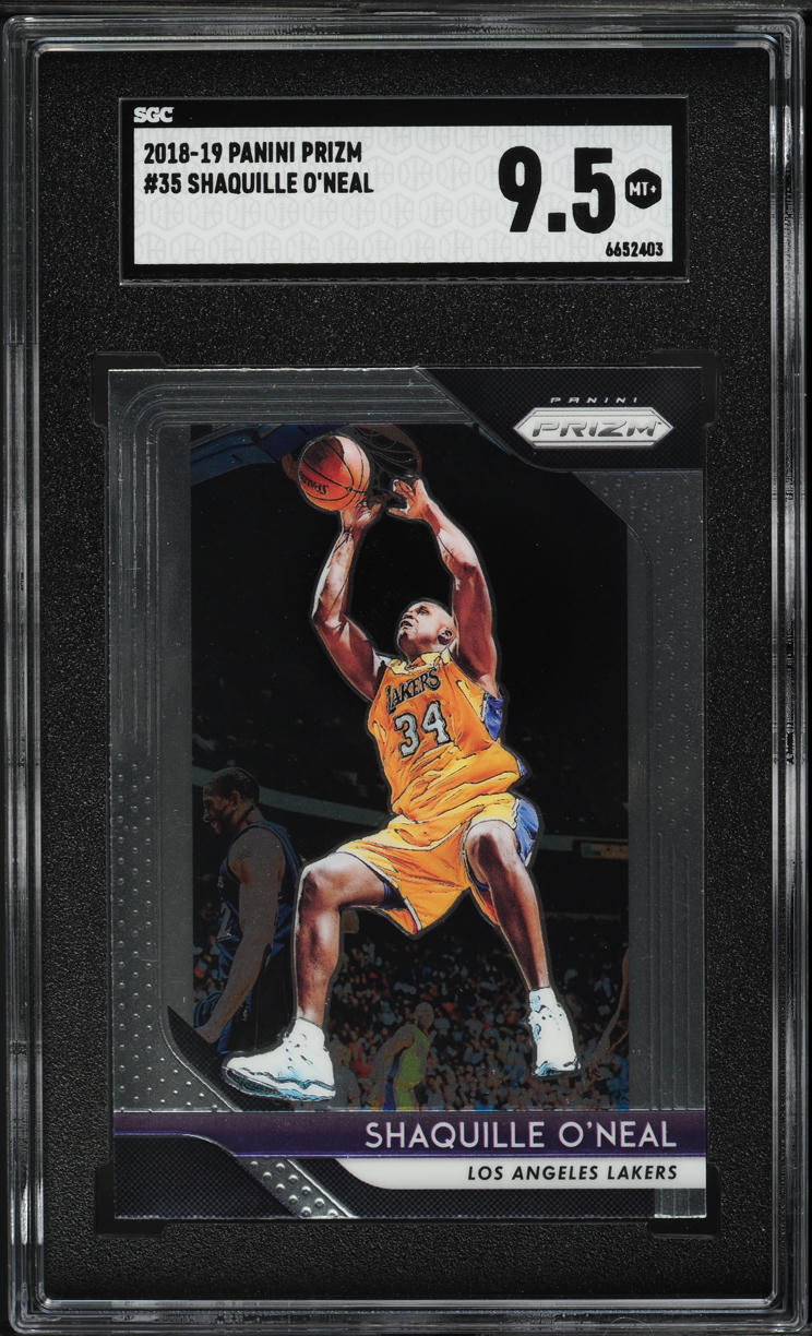 2018 Panini Prizm Shaquille O'Neal #35 SGC 9.5 MINT+