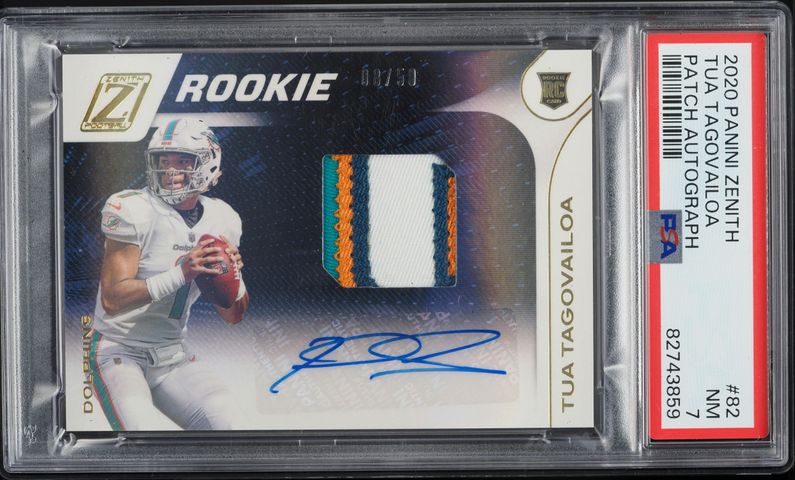 2020 Select Club Level Tua Tagovailoa ROOKIE #245 PSA 10 GEM