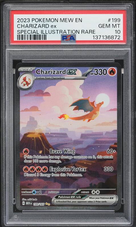 2023 Pokemon Japanese SV Shiny Treasure EX Charizard ex #349 PSA