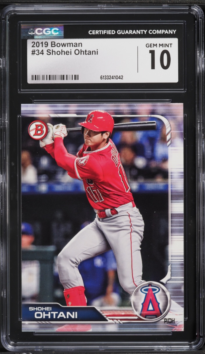 2019 Bowman Shohei Ohtani #34 CGC 10 GEM MINT