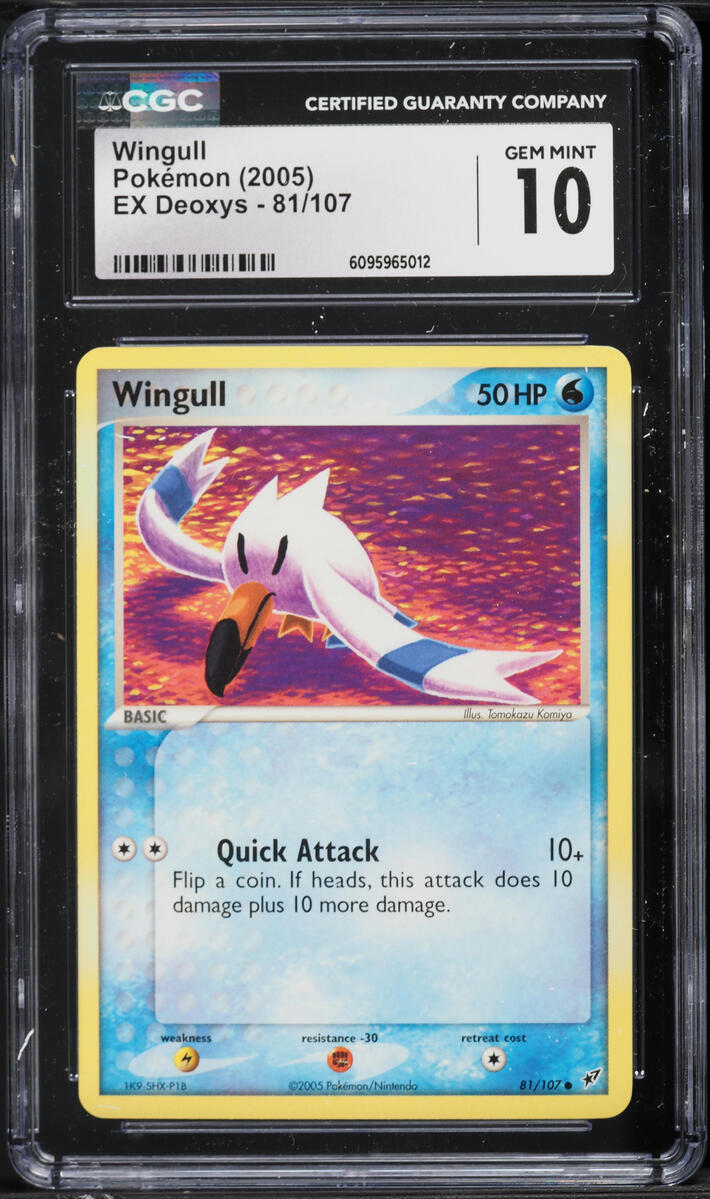 2005 Pokemon EX Deoxys Wingull #81 CGC 10 GEM MINT
