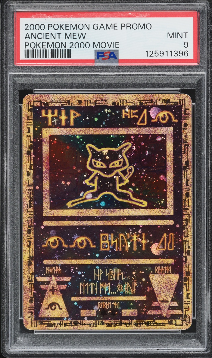 2000 Pokemon Movie Promo Ancient Mew PSA 9 MINT