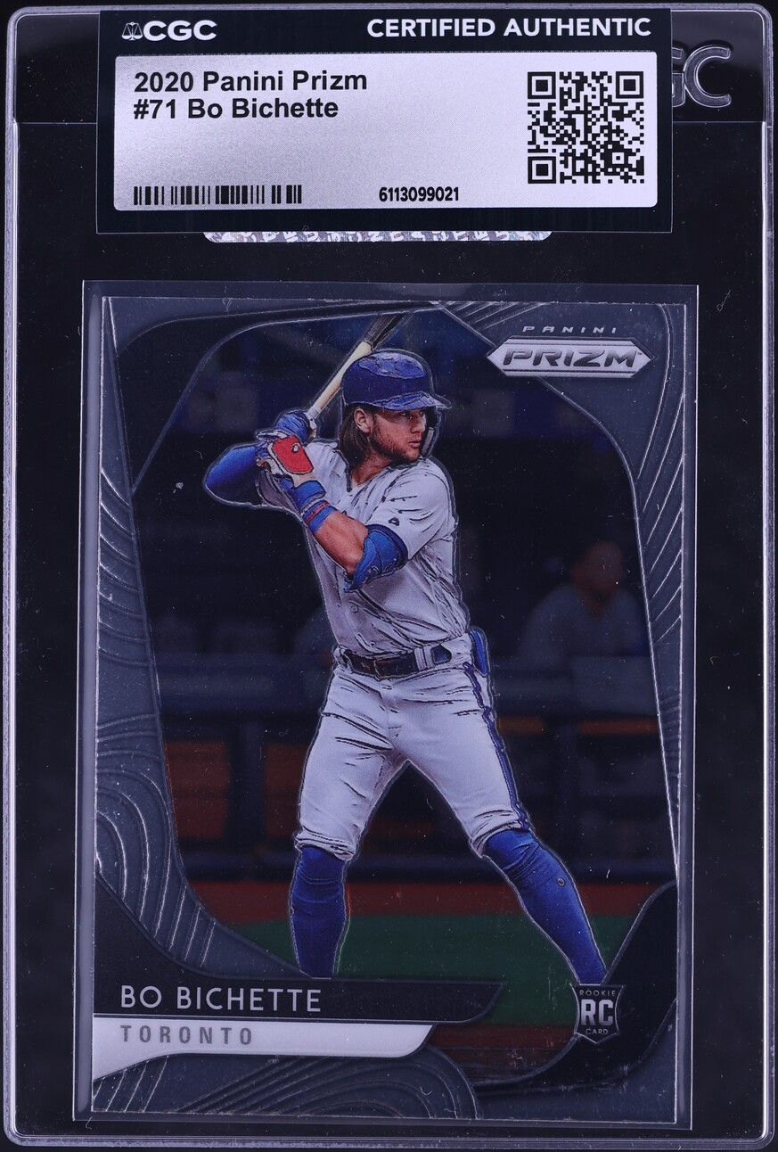 2020 Panini Prizm Bo Bichette ROOKIE #71 CGC AUTH