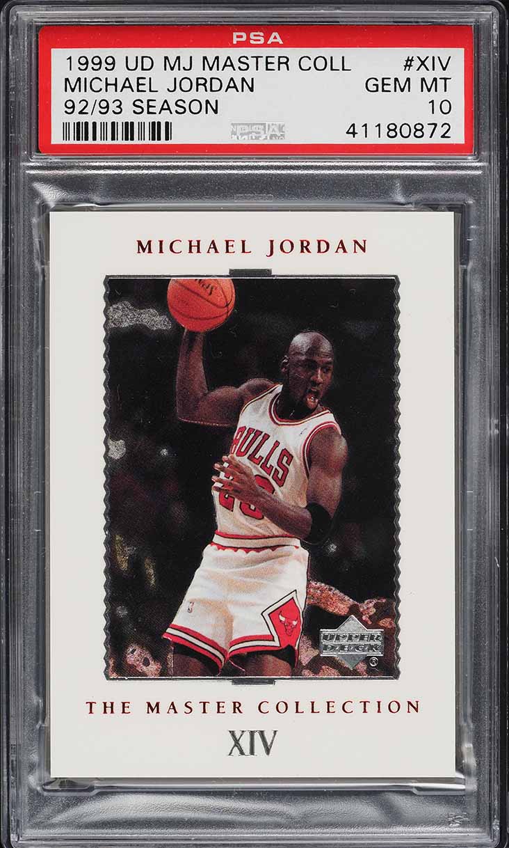 1999 UD MJ Master Collection '92 Season Michael Jordan #XIV PSA 10 GEM MINT