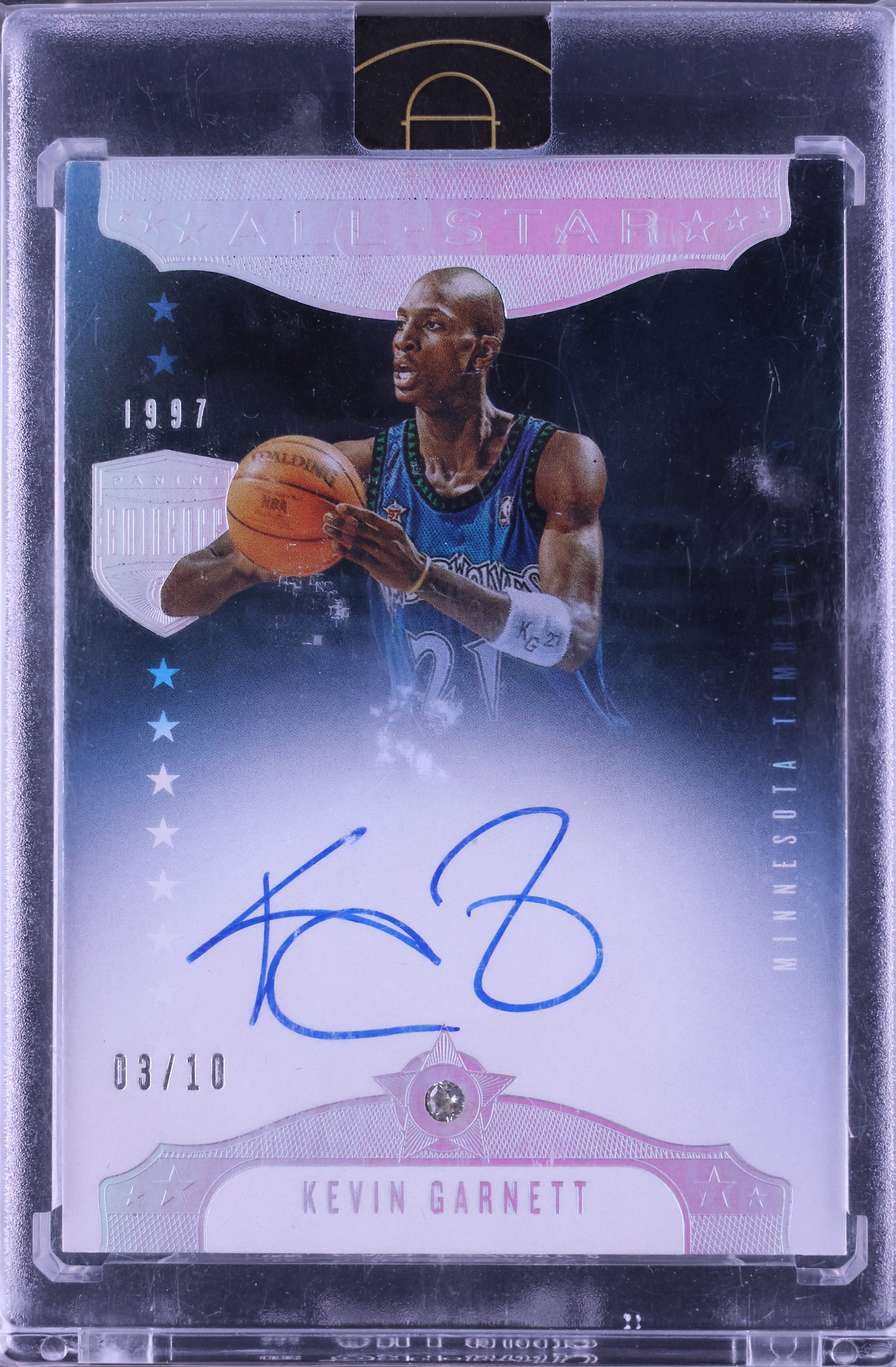 2019 Panini Eminence All-Star Diamond Kevin Garnett AUTO /10 #AS
