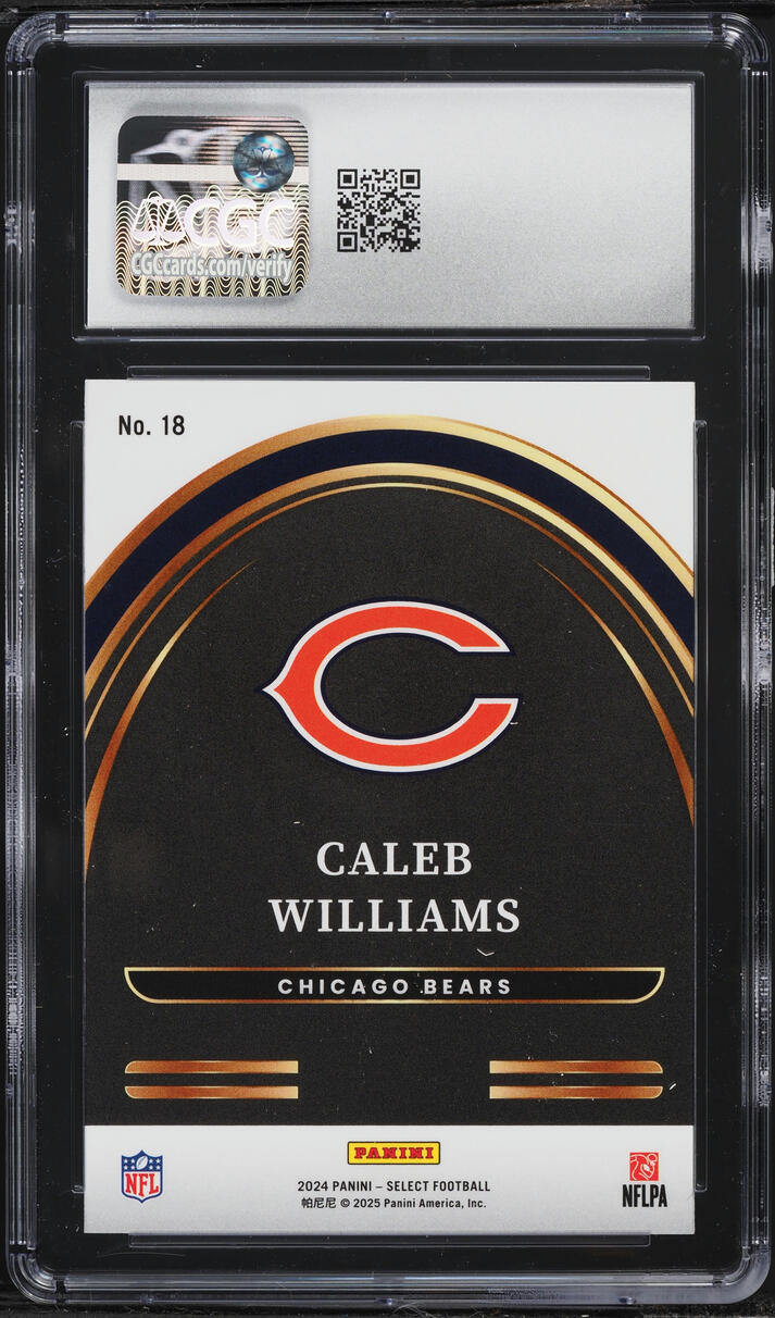2024 Select Future Caleb Williams ROOKIE #18 CGC 10 GEM MINT