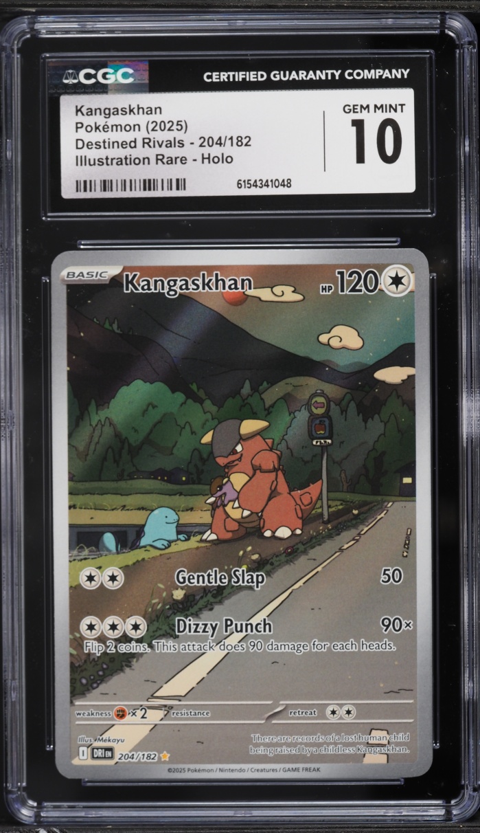 2025 Pokemon Scarlet & Violet Destined Rivals IR Kangaskhan #204 CGC 10 GEM MINT