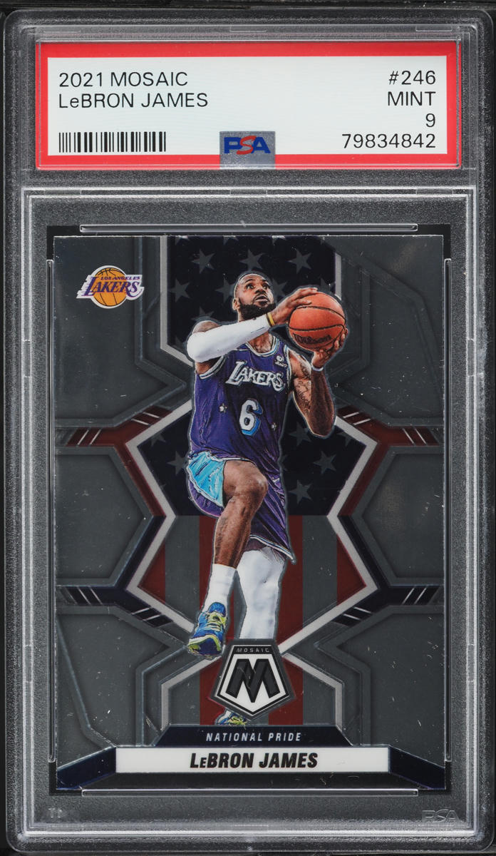 2021 Panini Mosaic LeBron James #246 PSA 9 MINT
