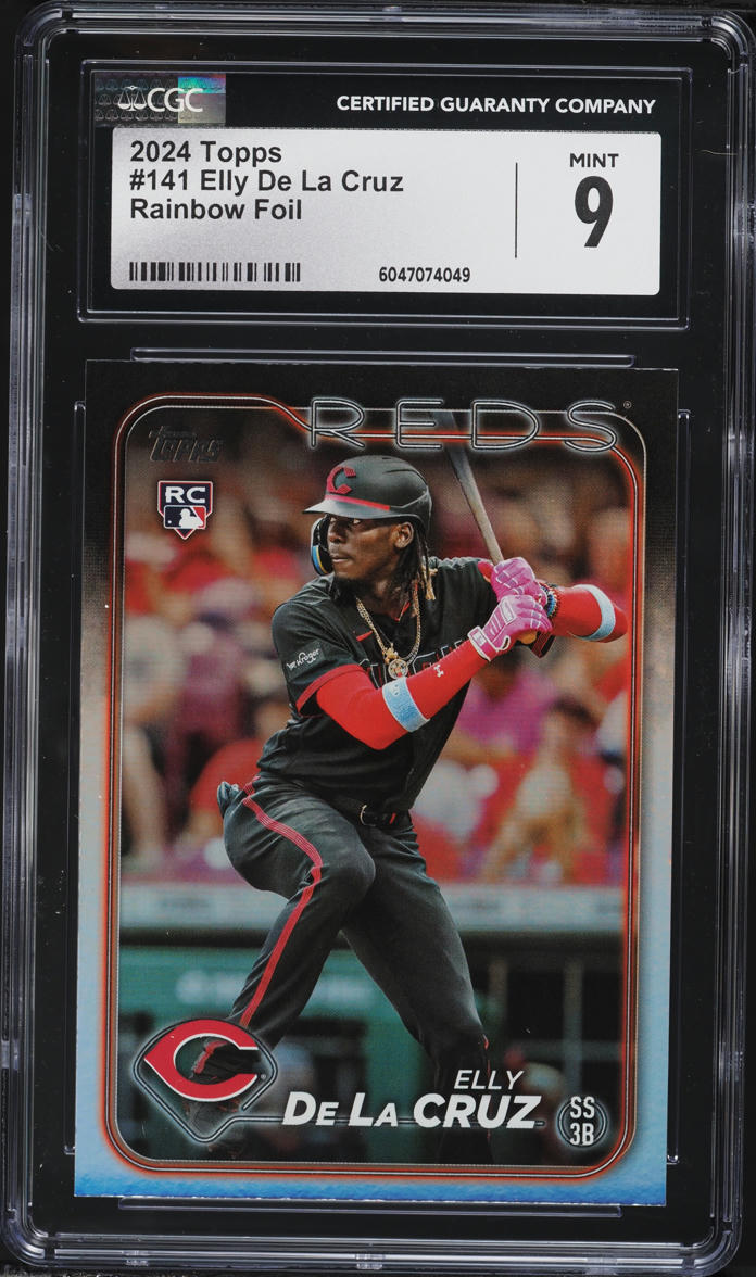 2024 Topps Rainbow Foil Elly De La Cruz ROOKIE #141 CGC 9 MINT