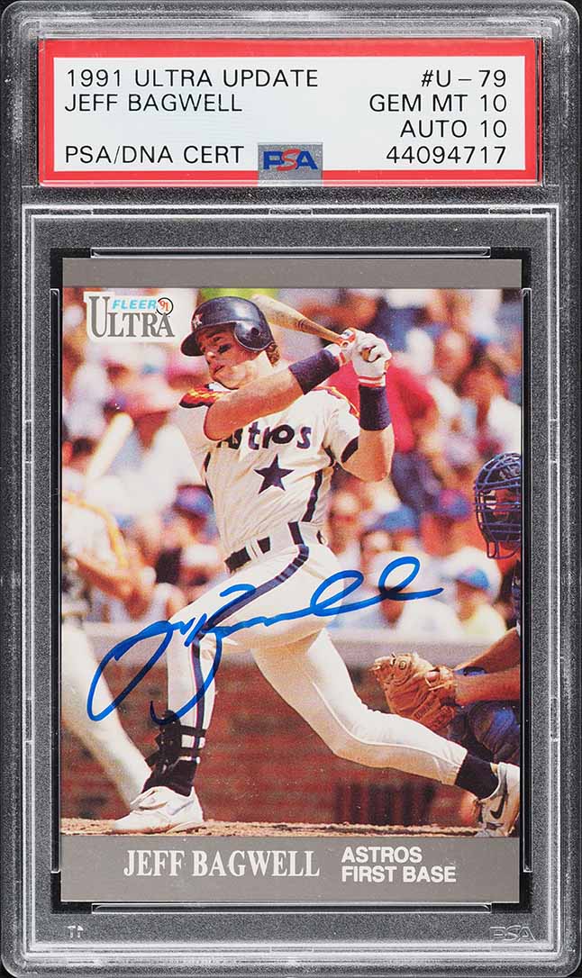 1999 Metal Universe Gem Masters Jeff Bagwell 1/1 #5 PSA 7.5