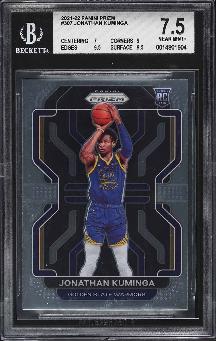 その他 2021 Jonathan Kuminga Autographed PSA 2021 Select Signatures Gold Prizm Jonathan Kuminga ROOKIE AUTO /10