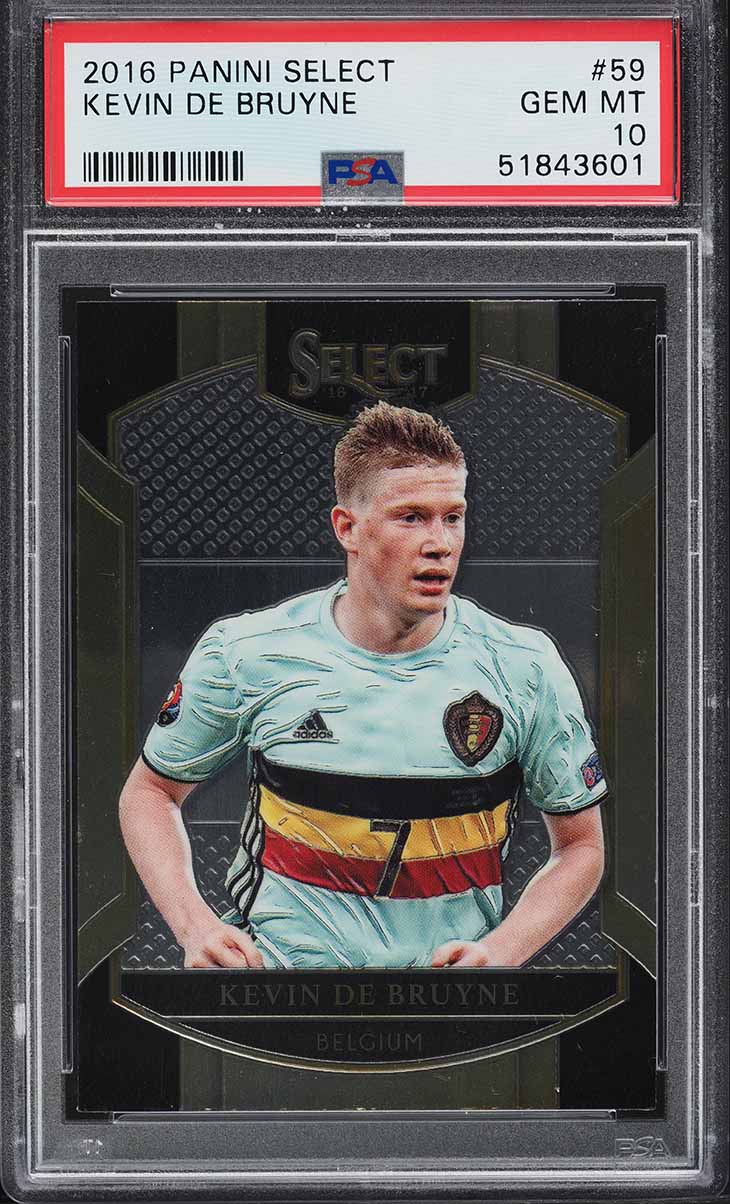 その他 Panini Select Kevin De Bruyne /49 PSA8 Kevin De Bruyne [Blue Pulsar] #7 Prices | 2024 Panini Select FIFA