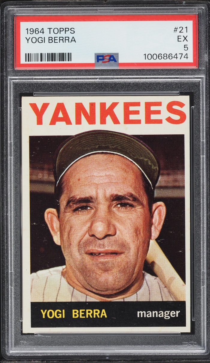 1964 Topps Yogi Berra #21 PSA 5 EX