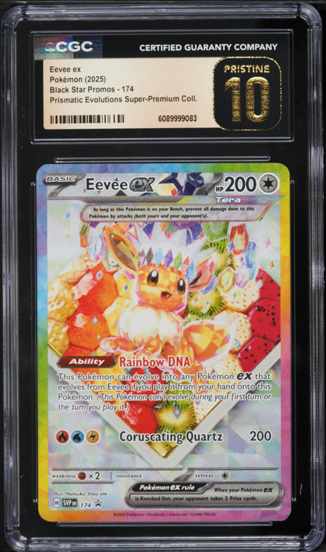 2024 Pokemon Japanese SV Terastal Fest ex SAR Eevee ex #223 CGC 10