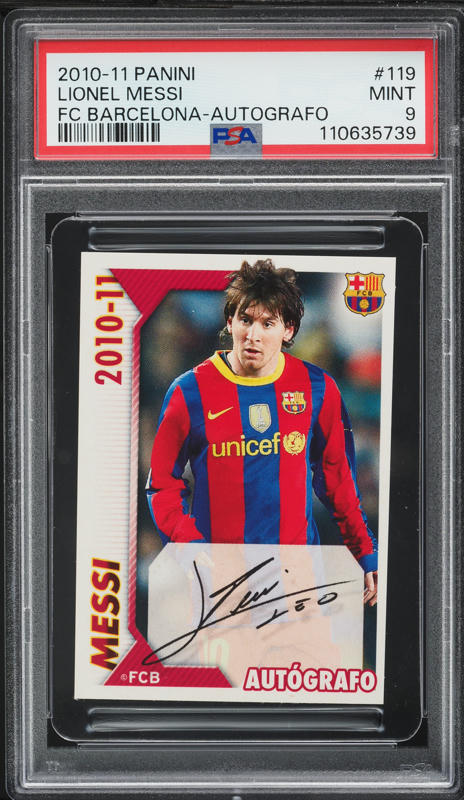 Carte Lionel Messi - Topps Match Attax 100 Club - Argentine - Collection