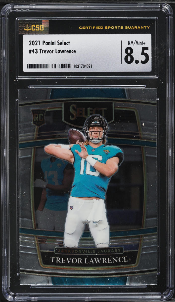 2021 Select Concourse Trevor Lawrence ROOKIE #43 CSG 8.5 NM-MT+