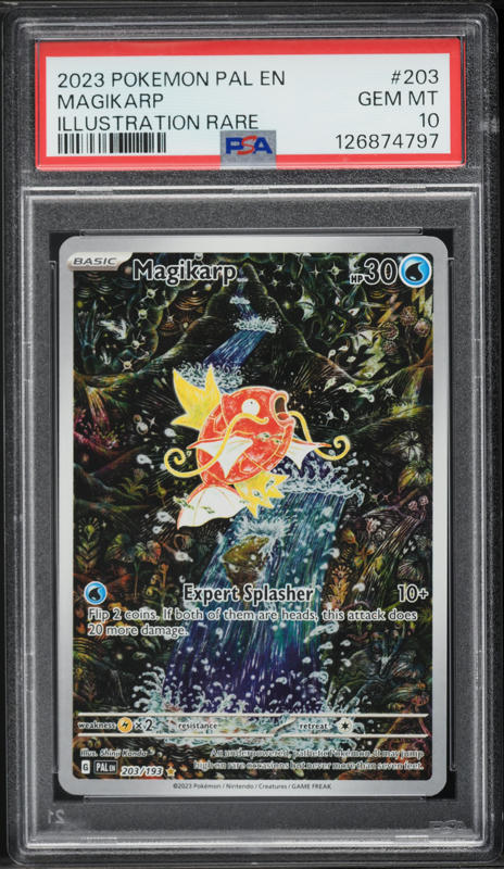 ポケモンカードゲーム 2023 MAGIKARP ART RARE GEM MT 10 2023 Pokemon Japanese SV Triplet Beat Art Rare Magikarp #80 PSA 10