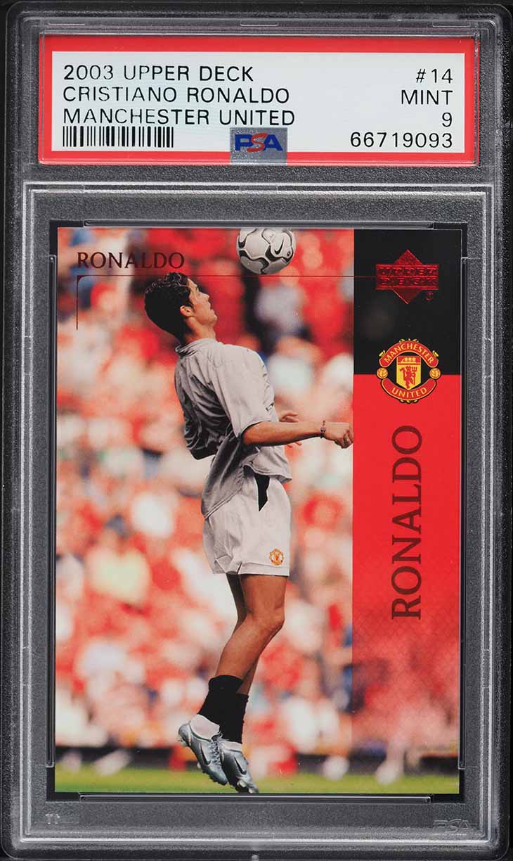 2004 SP Authentic Manchester United Cristiano Ronaldo #37