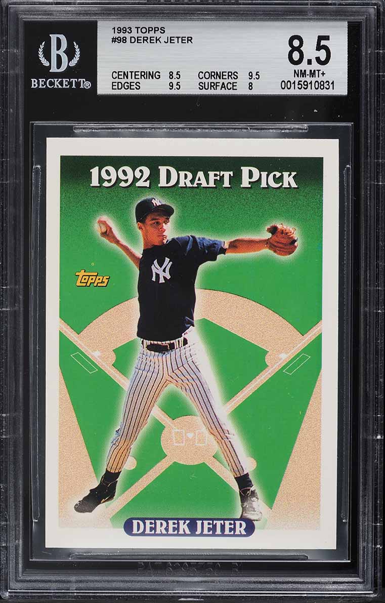 1993 Topps Derek Jeter ROOKIE #98 BGS 8.5 NM-MT+