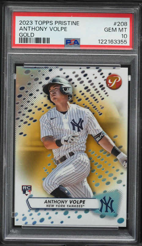 2023 Bowman Chrome Superfractor Anthony Volpe ROOKIE AUTO DNA 10 1