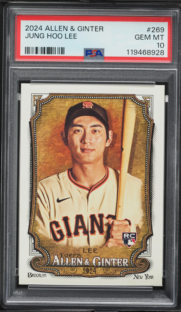 2024 Topps Allen & Ginter Jung Hoo Lee ROOKIE #269 PSA 10 GEM MINT