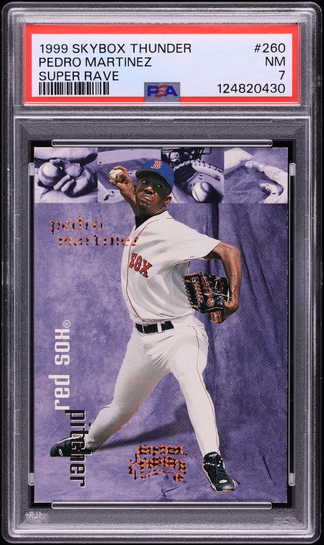1999 SkyBox Thunder Super Rave Pedro Martinez /25 #260 PSA 7 NRMT
