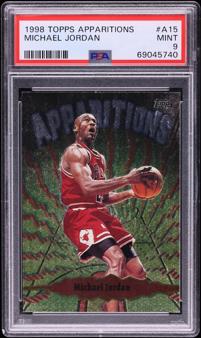 1998 Topps Apparitions Michael Jordan #A15 PSA 9 MINT