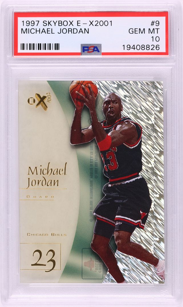 1997 Skybox E-X2001 Michael Jordan #9 PSA 10 GEM MINT