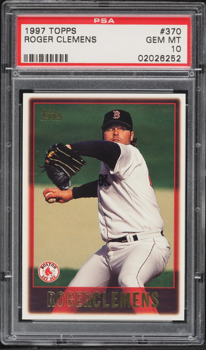 1997 Topps Roger Clemens #370 PSA 10 GEM MINT
