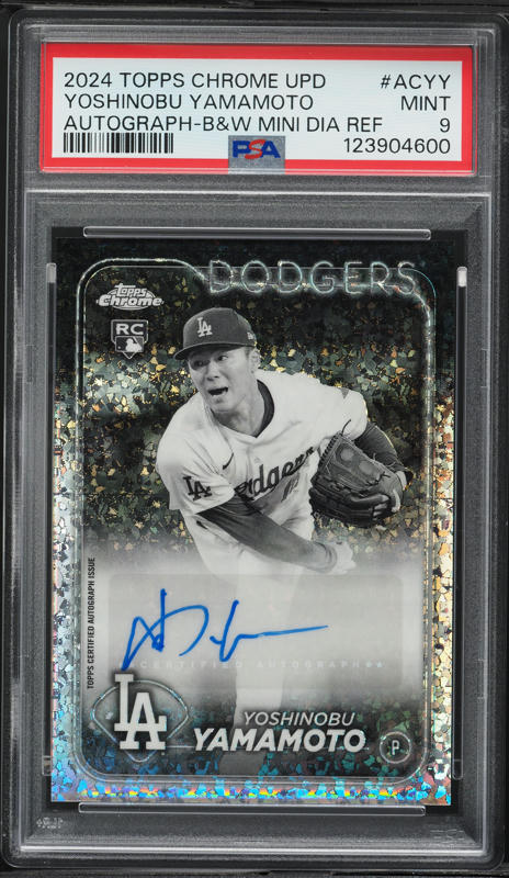 yoshinobu　メック2台 2024 Topps Now Yoshinobu Yamamoto ROOKIE #869 PSA 10 GEM MINT on