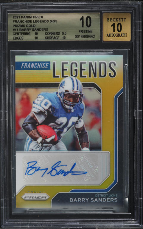 1998 Metal Universe Precious Metal Gems PMG Barry Sanders /50 #20