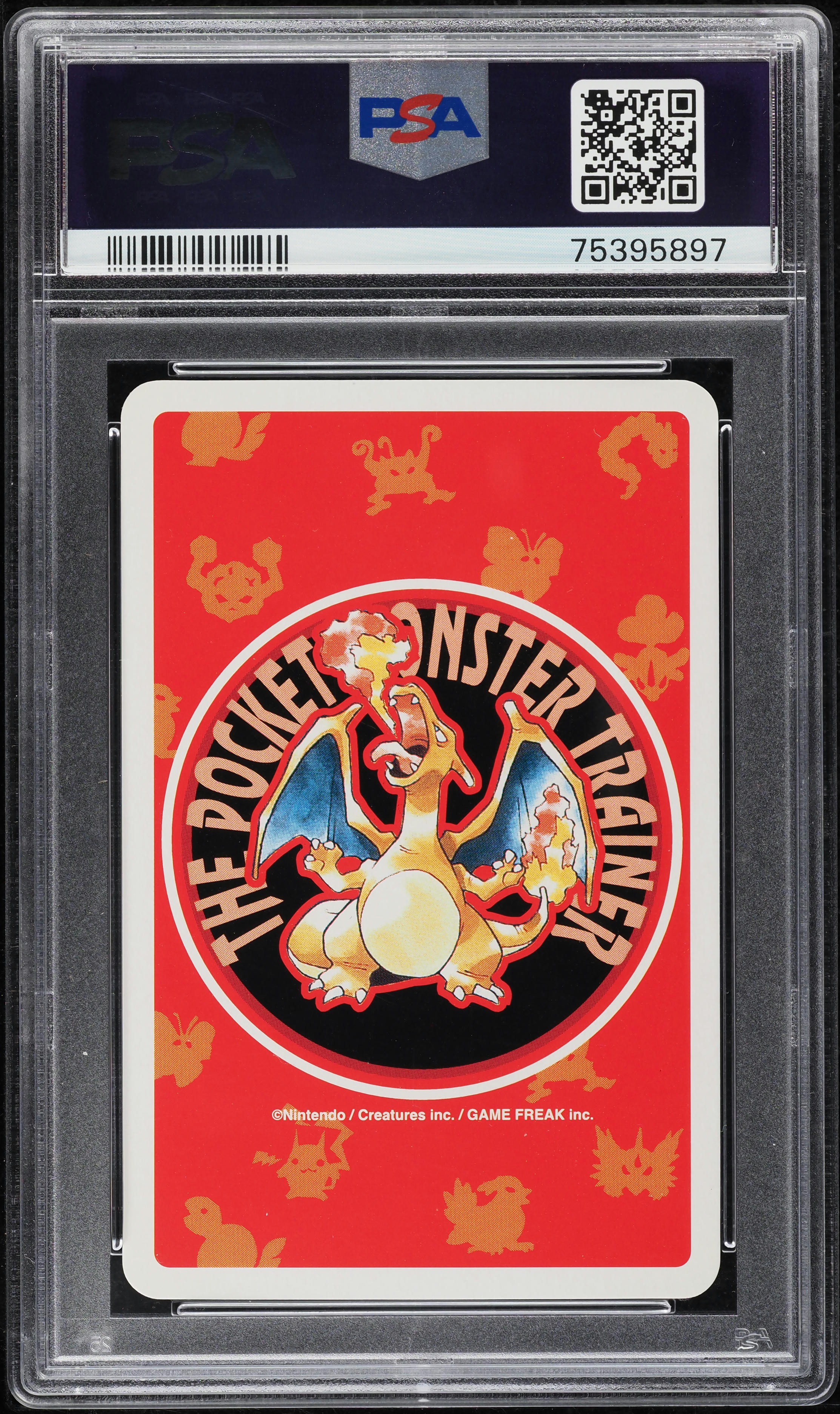 1996 Pokemon Red Version Playing Cards 4 Of Clubs Charizard #6 PSA 10 GEM MINT