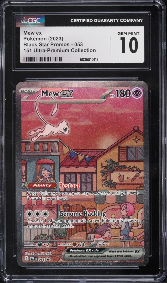 2023 Pokemon SV Promo 151 Ultra Premium Collection Full Art Mew EX #53 CGC 10 GEM MINT